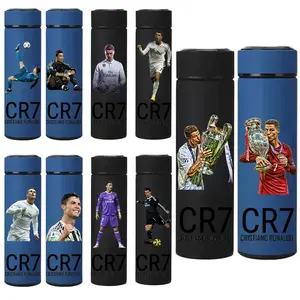 Ronaldo 500ML Cristiano Stainless Steel Insulated Cup Portable Large Capacity Water Bottle Outdoor Leak Proof Water Cup CR7 Star Bandai