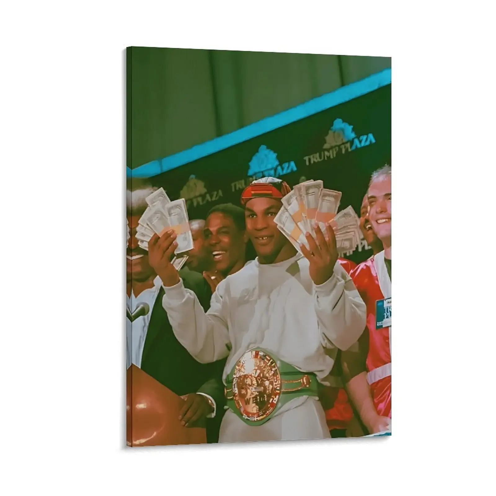 Mike Tyson Iconic Vintage Champion Photo Premium Poster Print - Artistic Home Decor Wall Art, Ideal Gift for Home Supplies Enthusiasts
