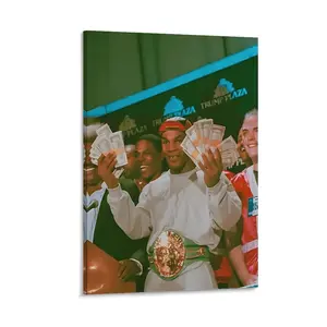 Mike Tyson Iconic Vintage Champion Photo Premium Poster Print Wall Art