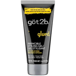 Got2b Ultra Glued Invincible Styling Hair Gel, 6 Ounce