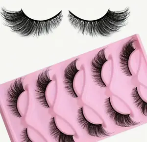 Long Cat Eye False Eyelashes — Ideal for Holiday Gifting Slim lengthening, dense and dramatic makeup effect Reusable strip false eyelashes Create an alluring and exquisite makeup look
