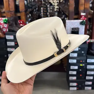 EL PATRON 500X COPA CHICA FALDA 3" MARCA MORCON (TOQUILLA AVESTRUZ NEGRO)