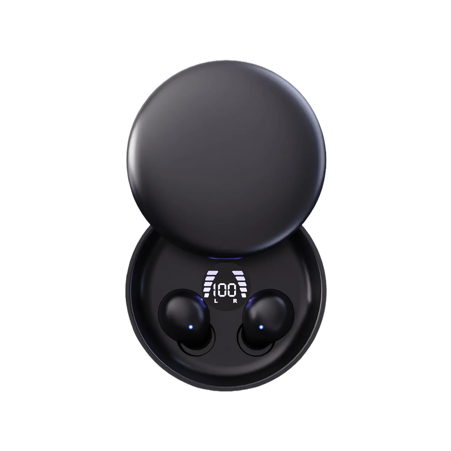 Ultra-Thin Sleep Wireless Bluetooth Earbuds, Side Sleep Friendly, Lightweight Comfortable Earphones with Bluetooth 5.4, No Pressure All Night Wear