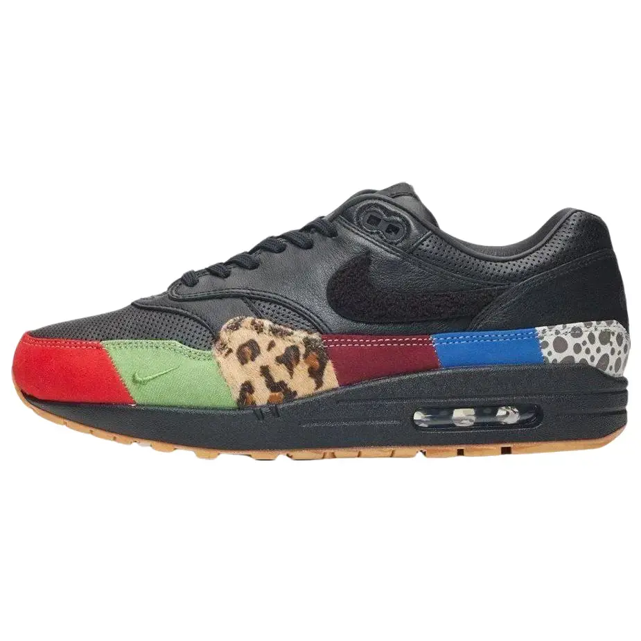 Men's Nike Air Max 1 'Master' Male Sneaker - Iconic Patchwork Mix, Color Block Design, Visible Air Cushioning, Premium Materials, All-Day Comfort, Durable Heritage Vibe - All-Season Casual Wear