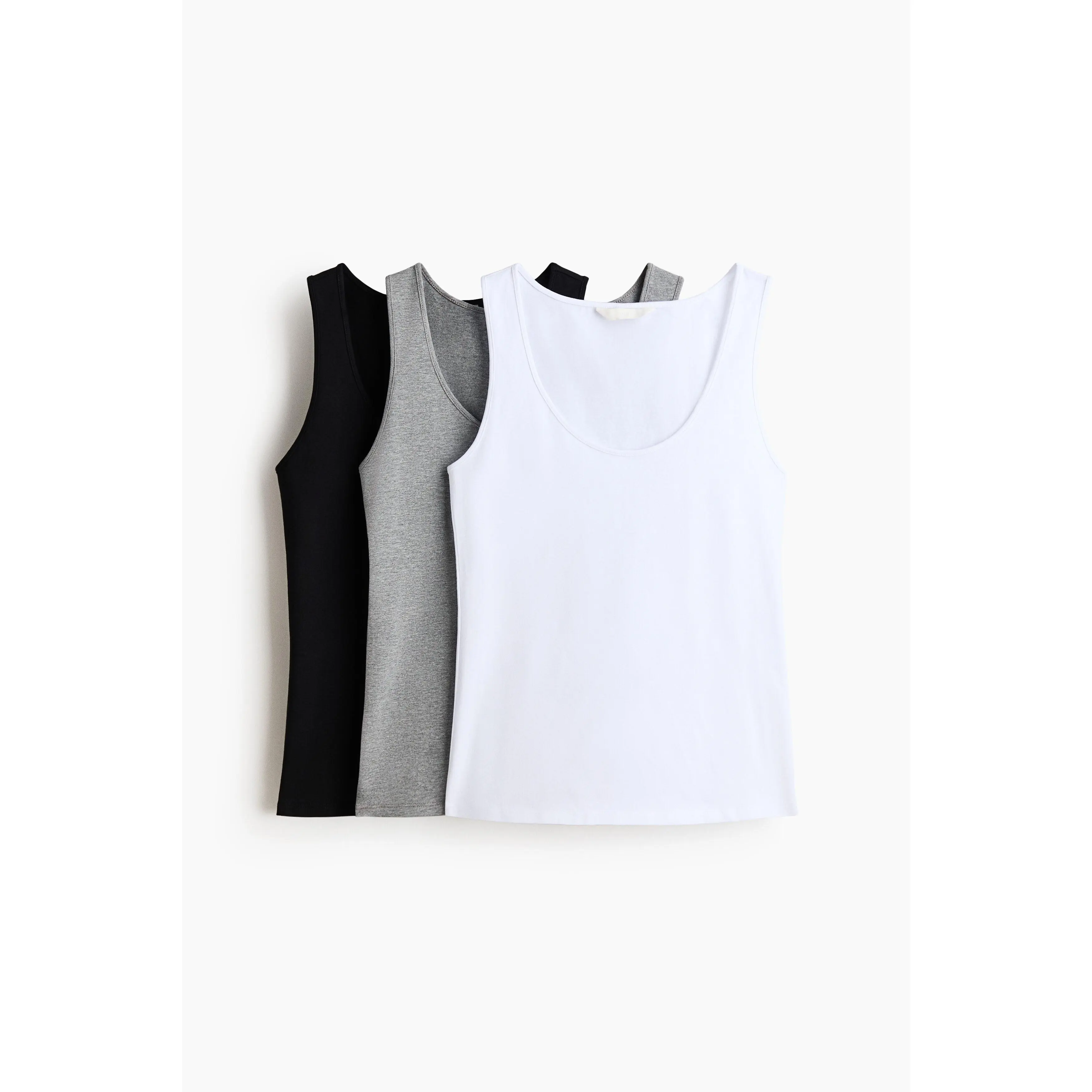 H&M 3-pack cotton vest tops