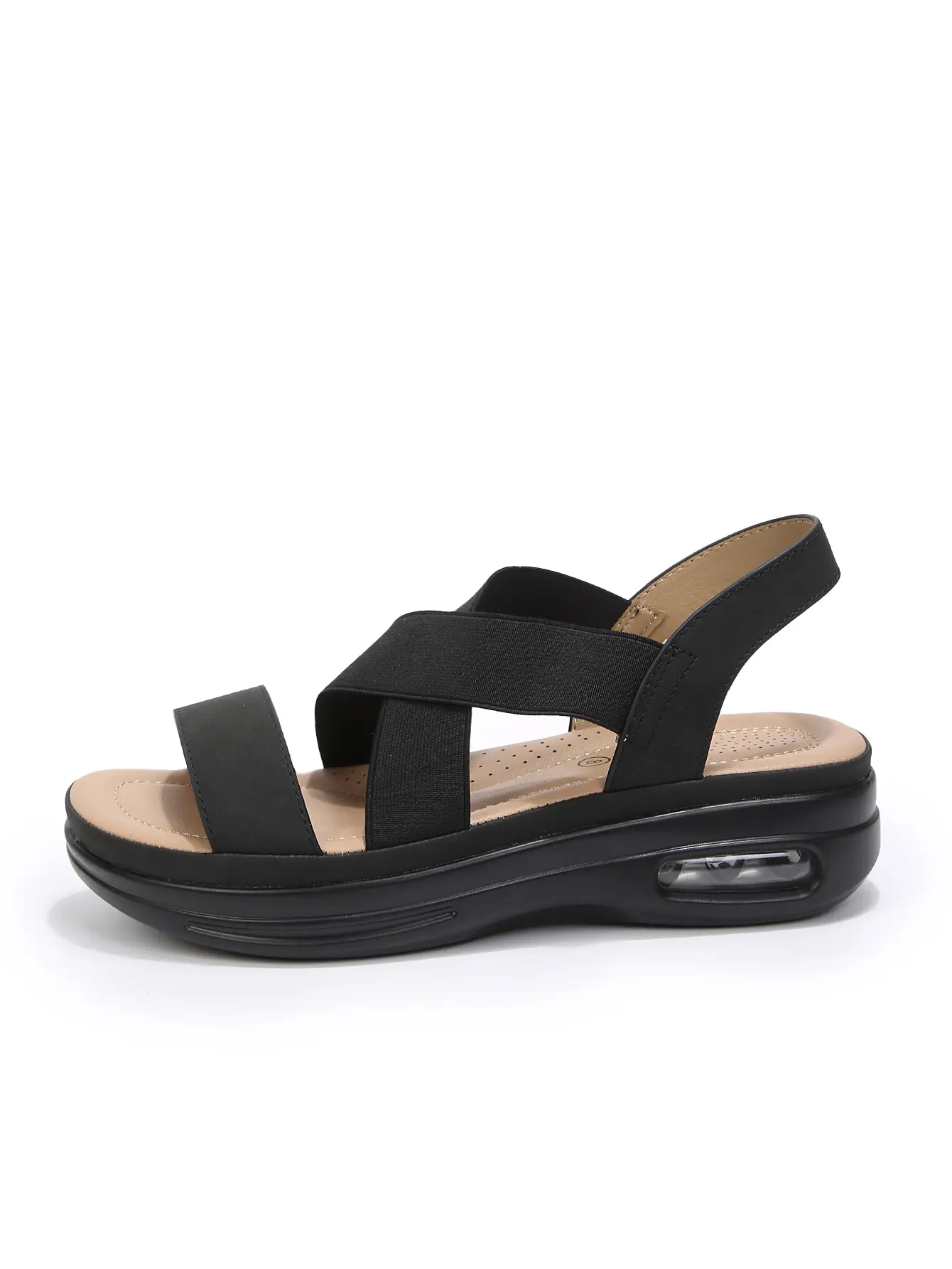 mysoft Women's Open-Toe Air Cushion Slingback Sandals - Elastic Band, Platform Walking Shoes, Casual Outdoor Wedge Sandals for Women, Summer Comfortable Footwear,summerwins,summeroutfits,vacationoutfits,beachoutfits