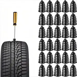 84 Counts Set Universal Car Tire Repair Rubber Nail Set,Car Motorcycle Tire Repair Nails, Truck Scooter Bike Tire Puncture Repair Tool,Car Accessories, Tire Repair Kit,Tire Repair Equipment,Tire Repair Tools,Tubeless Vacuum Tire.
