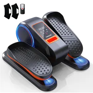 YAGUD Under Desk Elliptical Machine for Adult&Seniors Quiet Portable Electric Seated Pedal Exerciser with Remote Control 12 Adjustable Speeds Fully Assembled
