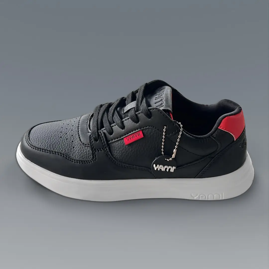 SpinSole 01 G2  Black/Fire Red, Men's & Women's Dance Sneaker