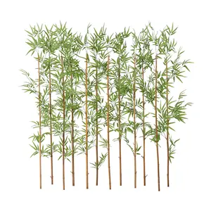 VeriNatural 5/6/7FT Artificial Bamboo Tree, 15/24/36-Stem Faux Bamboo Plant with Natural Stalks, UV Resistant, Lifelike Indoor & Outdoor Greenery (VN144)