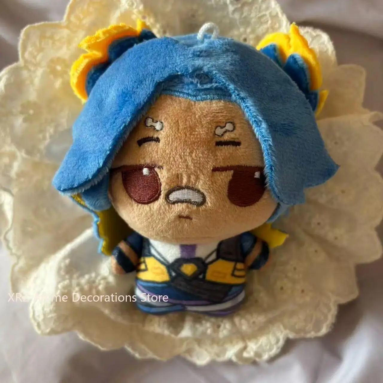 VALORANT Neon 10cm Cotton Plush Pendant, Cute Desktop Decoration & Festival Gift for Fans, All Seasons Collectible Toy