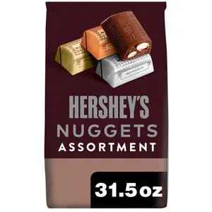 HERSHEY'S NUGGETS Assorted Chocolate, Easter Candy Party Pack ( 31.5 oz)