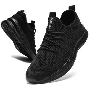 Men Sports Sneakers Breathable Mesh Casual Walking Shoes Lightweight Non Slip Running Sneaker for Daily Commuting Fitness Training