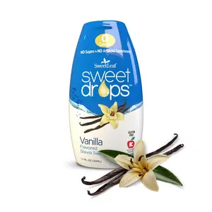 SweetLeaf Sweet Drops - Flavored Stevia Liquid Sweetener, Stevia Extract, Zero Calories, Gluten Free, Keto Friendly, Non GMO, Natural Flavor, Sugar Alternative - Vanilla, 1.7 Fl Oz (Pack of 1)