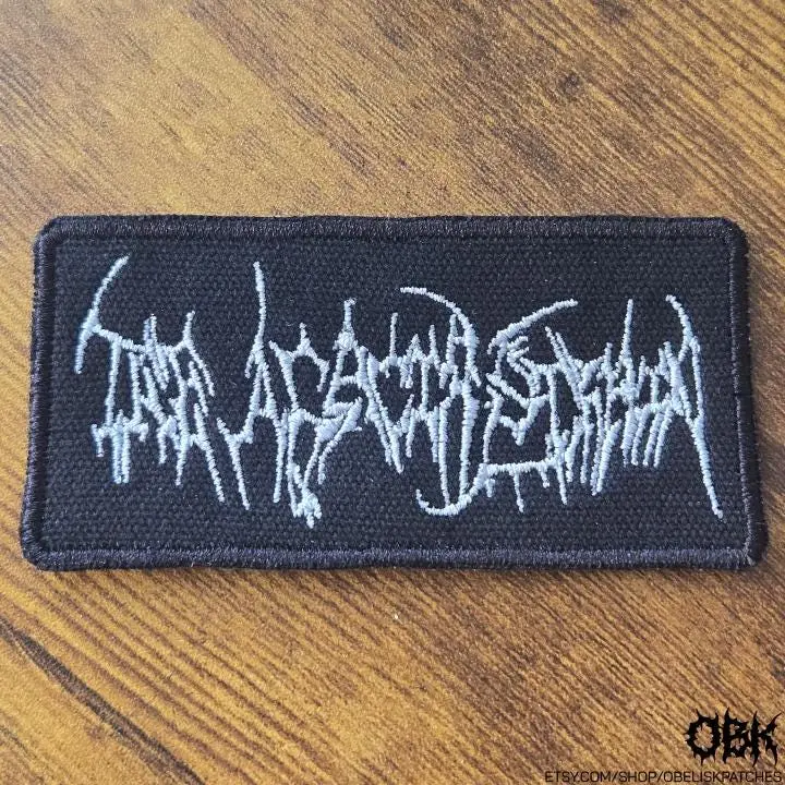 The Acacia Strain Patch  Embroidered Canvas Patch - Multiple Sizes, Iron On, Velcro for bags, clothing