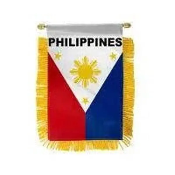 Philippines Mini Banner Flag 3"x5"