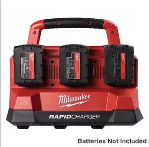 Milwaukee M18 PACKOUT Six Bay Rapid Charger Promo Backup Lithium Battery