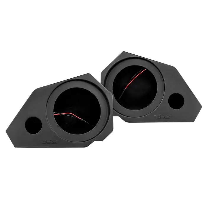Polaris Slingshot Side Panel Speaker Enclosure Pair - 2 x 6.5" Unloaded Waterproof Speaker Boxes for Car Audio Stereo Kick Panels, Speaker Box