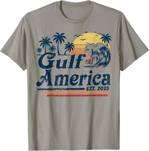 Gulf Of Us America Est 2025 Retro Vintage Beach TShirt 45759 2546