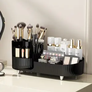 Rotating Makeup Organizer,Large Capacity Cosmetic Display Case,Easy to Hold All of Your Makeup Products,Desktop storage box.