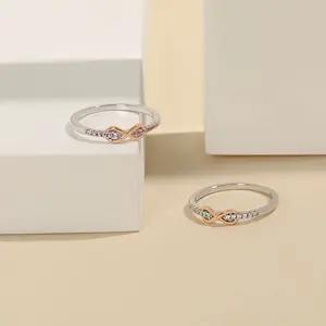 2PCS Forever Best Frineds Pink Infinity Love Ring – A Promise That Never Ends