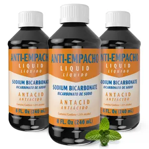 ANTI-EMPACHO Sodium-Infused Liquid Antacid, 8 fl oz (3 Pack) – Stomach Relief for Heartburn, Digestive Support & Healthcare