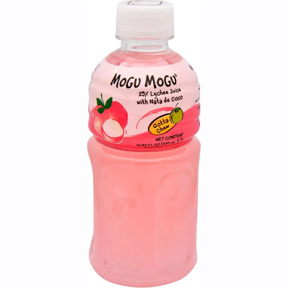 Mogu Chewy Coconut Jelly Fruit Drink, 10.82 oz Fruit Flavored Beverage (Lychee, Mango, Grape Flavors), Fruit Drinks Mogu Chewy Coconut Jelly Fruit Drink, 10.82 oz Fruit Flavored Beverage (Lychee, Mango, Grape Flavors), Fruit Drinks