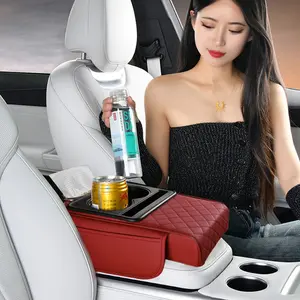 Car Armrest Box Height Cushion Multi-function Car Tissue Box Center Armrest Box Storage Box Storage Cup Holder - Auto Parts - Car Interior Beauty and Maintenance