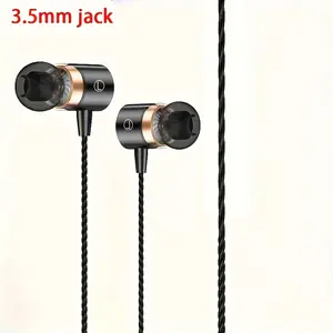 [Gaming And Music] For No Lag Gaming & Heavy Bass 3.5mm Stereo (7.1 Surround Compatible) In-Ear Earbuds With Built-In Mic & Noise Canceling - Lightweight Open-Back, Volume, Compatible With Smartphones, PC,,, N For Gaming And Music superbox s6 max