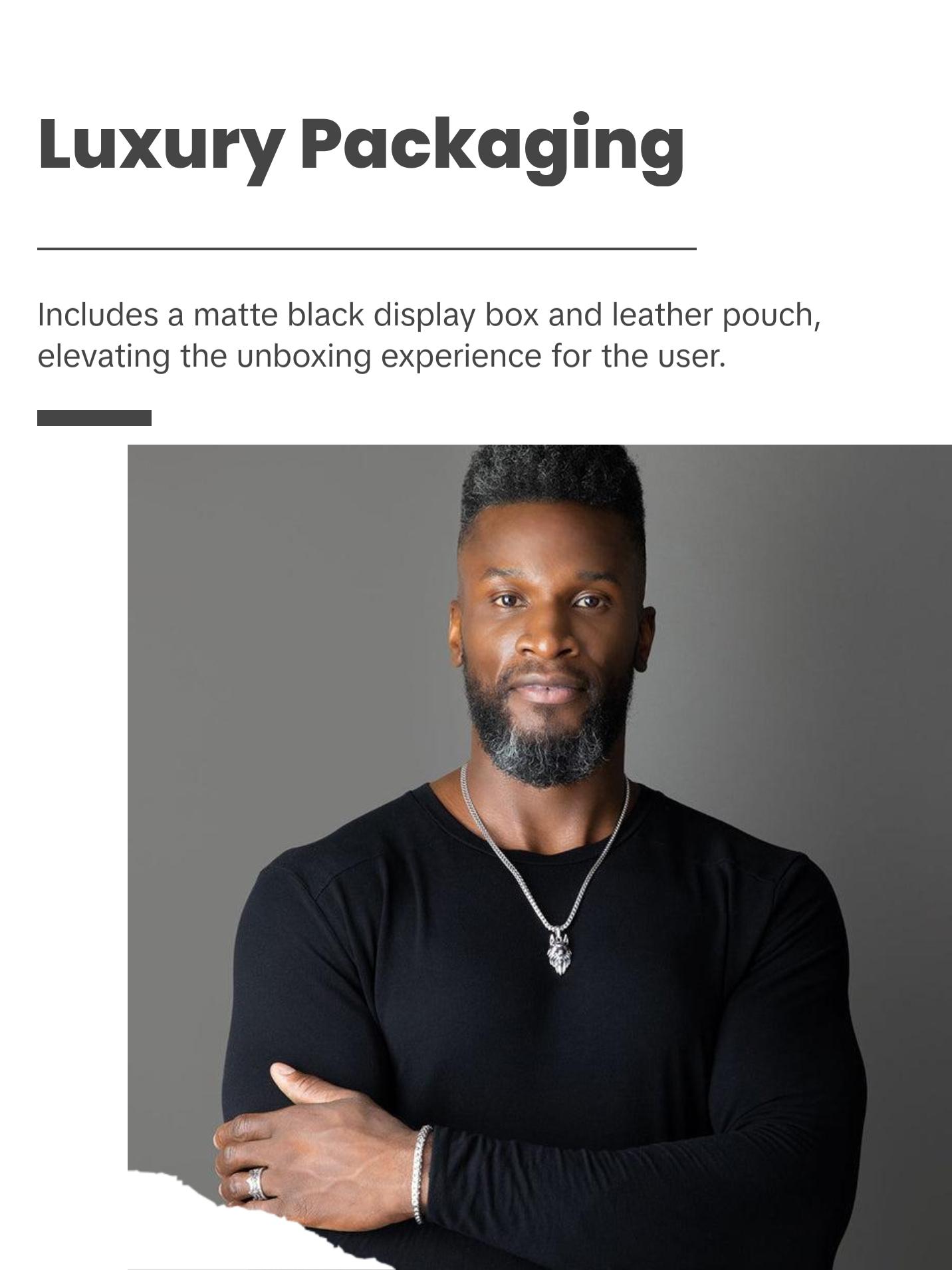 Alpha, Silver Wolf Pendant