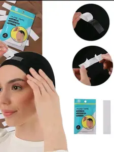 36 Pieces Easy-Apply Double-Sided Adhesive Headscarf Tape, Clothing Anti-Showthrough Sticker, Prevents Underwear Shedding, Practical Functional Stickers, Secure Hold