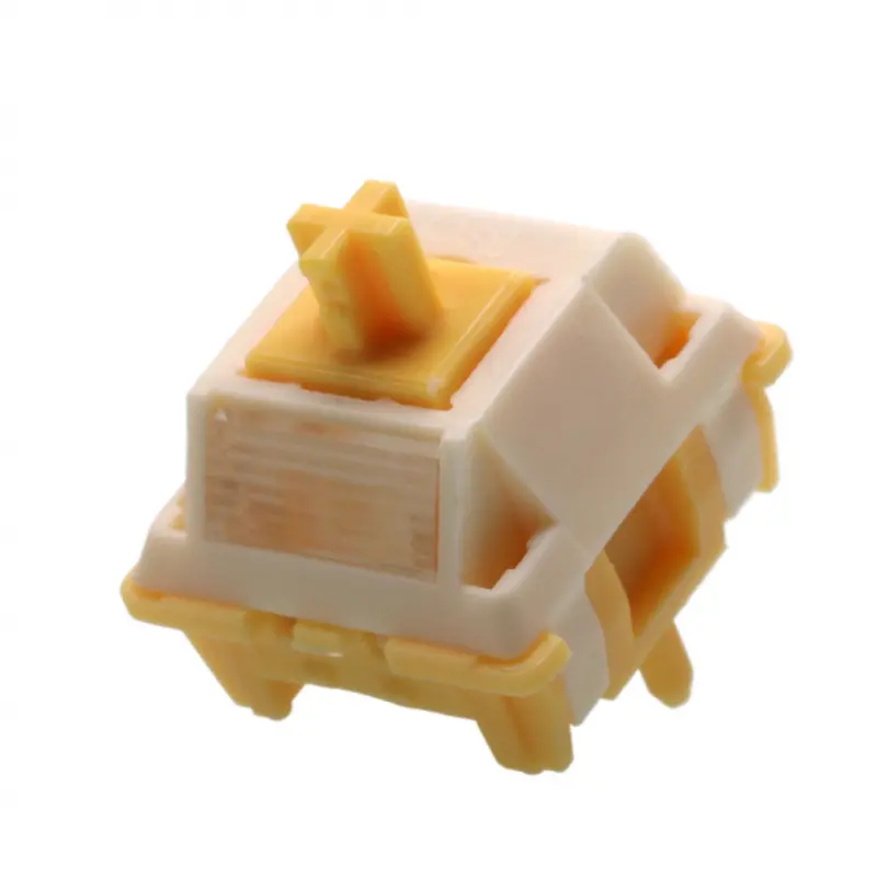 Milk Dragon V2 Switch Linear Pre-Lubed 5-Pin Hot-Swap POM Stem for MX Mechanical Keyboard Linear Switches