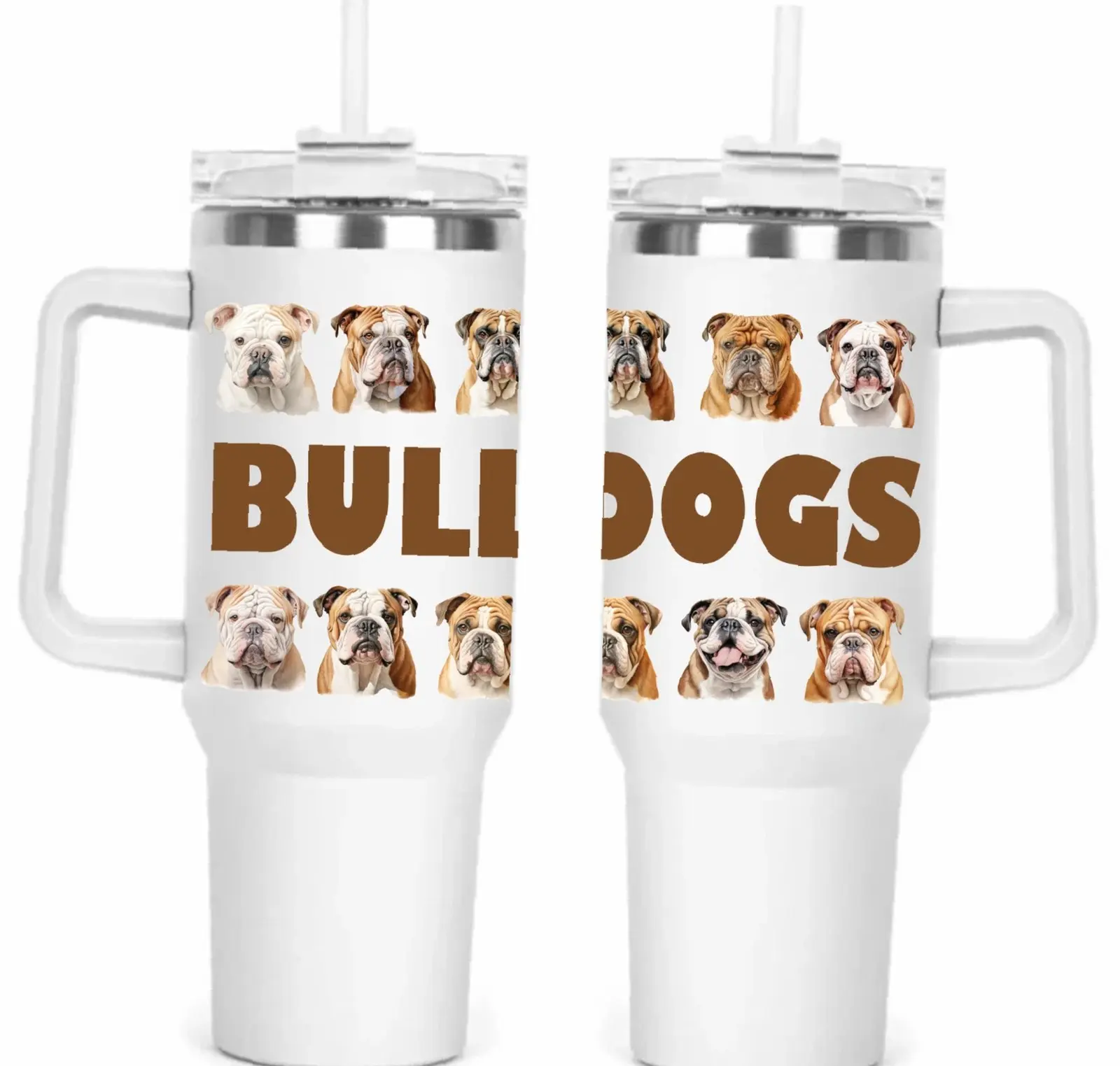 Popular Bulldog 40oz. Travel Tumbler - Limited Stock