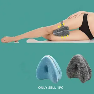 Single Side Sleeping Pillow, Innovative Leg Positioner with Clip Design for Waist and Maternity Shaping, Waist Wedge Bolster
