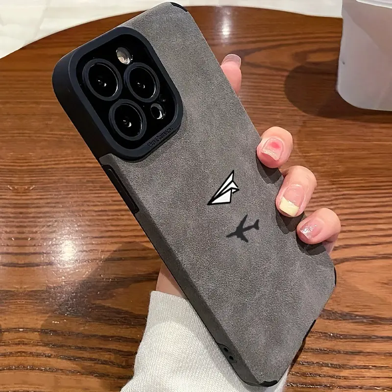 Simple Airplane Protective Mobile Phone Case for iPhone 15/15Plus/15Pro/15ProMax, iPhone 14/14Plus/14Pro/14ProMax, iPhone 13/13Pro/13ProMax, iPhone 12/12Pro/12ProMax, iPhone 11/11/11Pro Max/iPhone 7/8/iPhone x/xs mobile phone case durable and high-looking