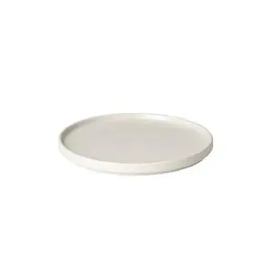 212 MAIN 8 in. Shaped Agave Green Modern Ceramic Pillar Dessert Plates - Set of 4, Minimalist Home Decor Collectibles, Serving Bowl-Compatible Tableware, Modern Ceramic Plates