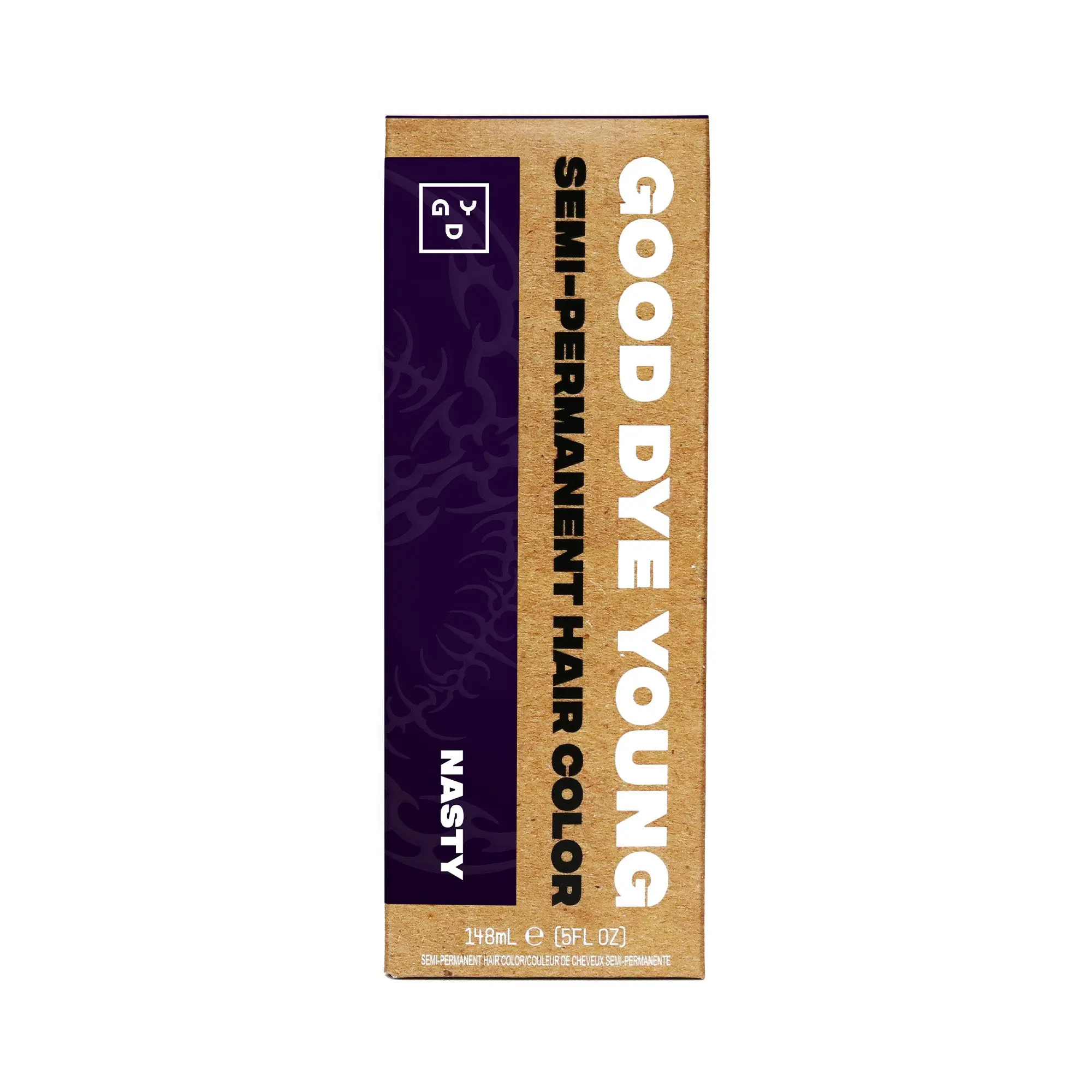 Deep Purple Semi-Permanent Hair Dye – Good Dye Young "Nasty" | Vegan, Cruelty-Free, Non-Damaging, Conditioning, Hair-Healthy Formula | 16–24 Washes