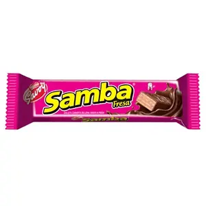 Samba Fresa 32g | Venezuelan Strawberry Wafer Snack