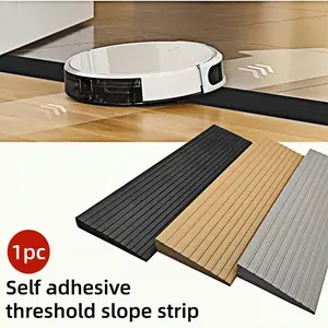 0.9M Self-Adhesive Floor Transition Strip, 0.4 Inch Height PVC Doorway Ramp for Scooter And Speed Bump