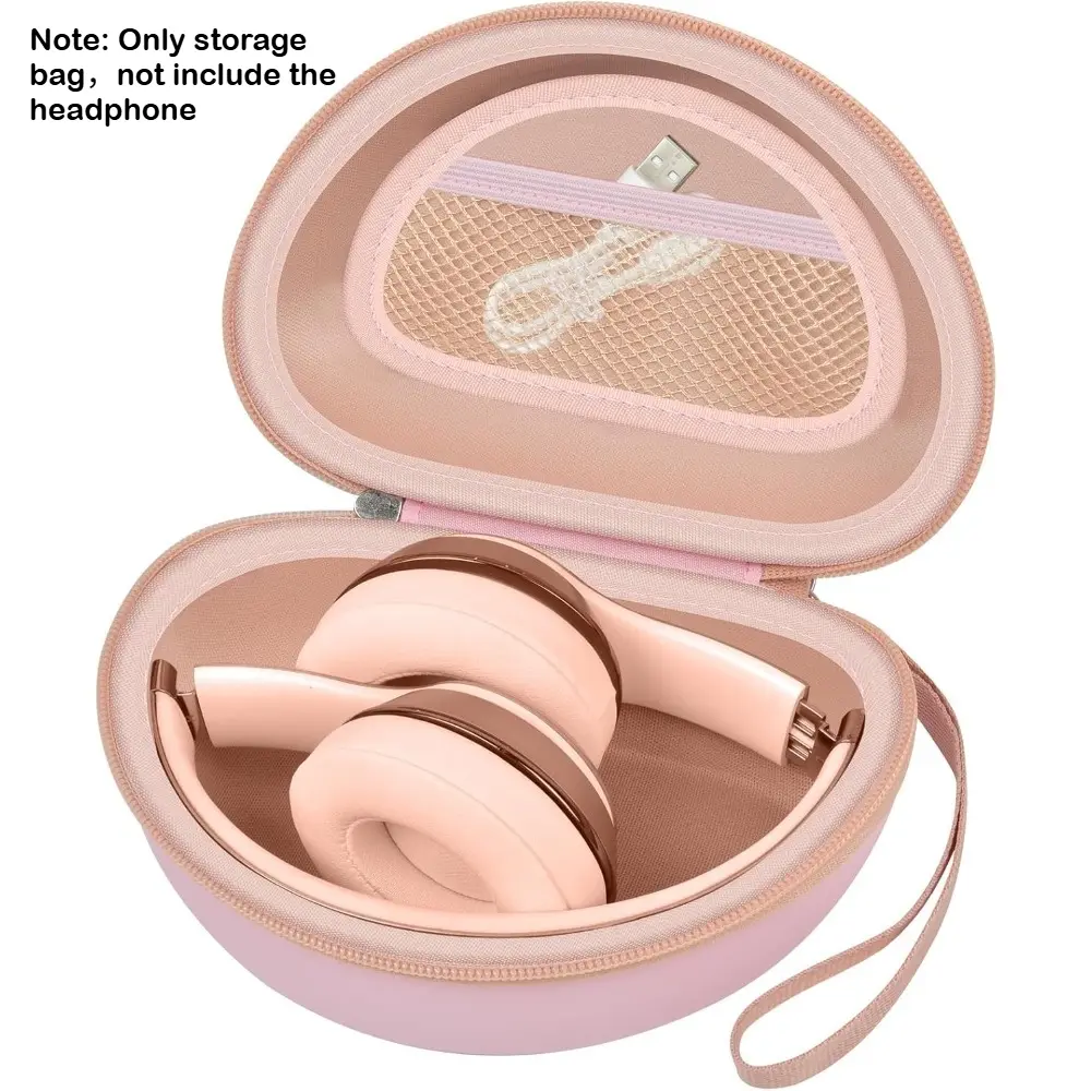 Headphone Case Compatible with Beats Solo 4/ Studio Pro x Kim Kardashian/ Solo3/ Studio3/ Solo Pro Noise Cancelling Over-Ear Headphones Headset Earphone Protective Cover （Bag Only)