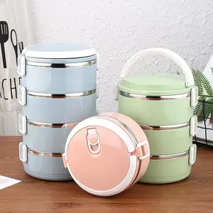 304 Stainless Steel Insulated Lunch Box, Dual-Layer Multi-Layer Student Bento Box, Large Capacity Portable Food Container