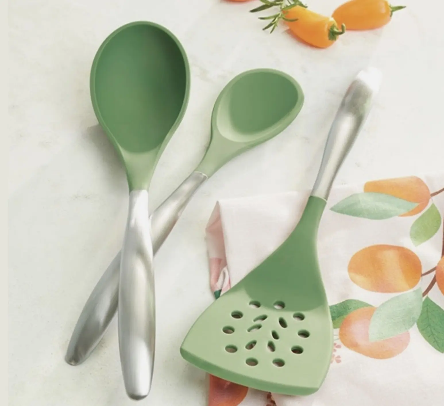 Princess House Green Kitchen Utensil Set