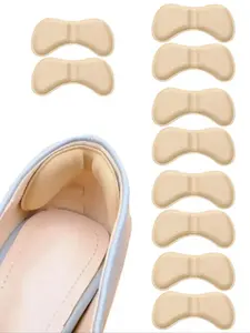 5 Pairs Anti-Slip Heel Cushion Soft Heel Protector Patches Shoe Stickers for Walking Prevents Blisters & Slipping Shoe Accessories for Men & Women Comfortable Daily Use
