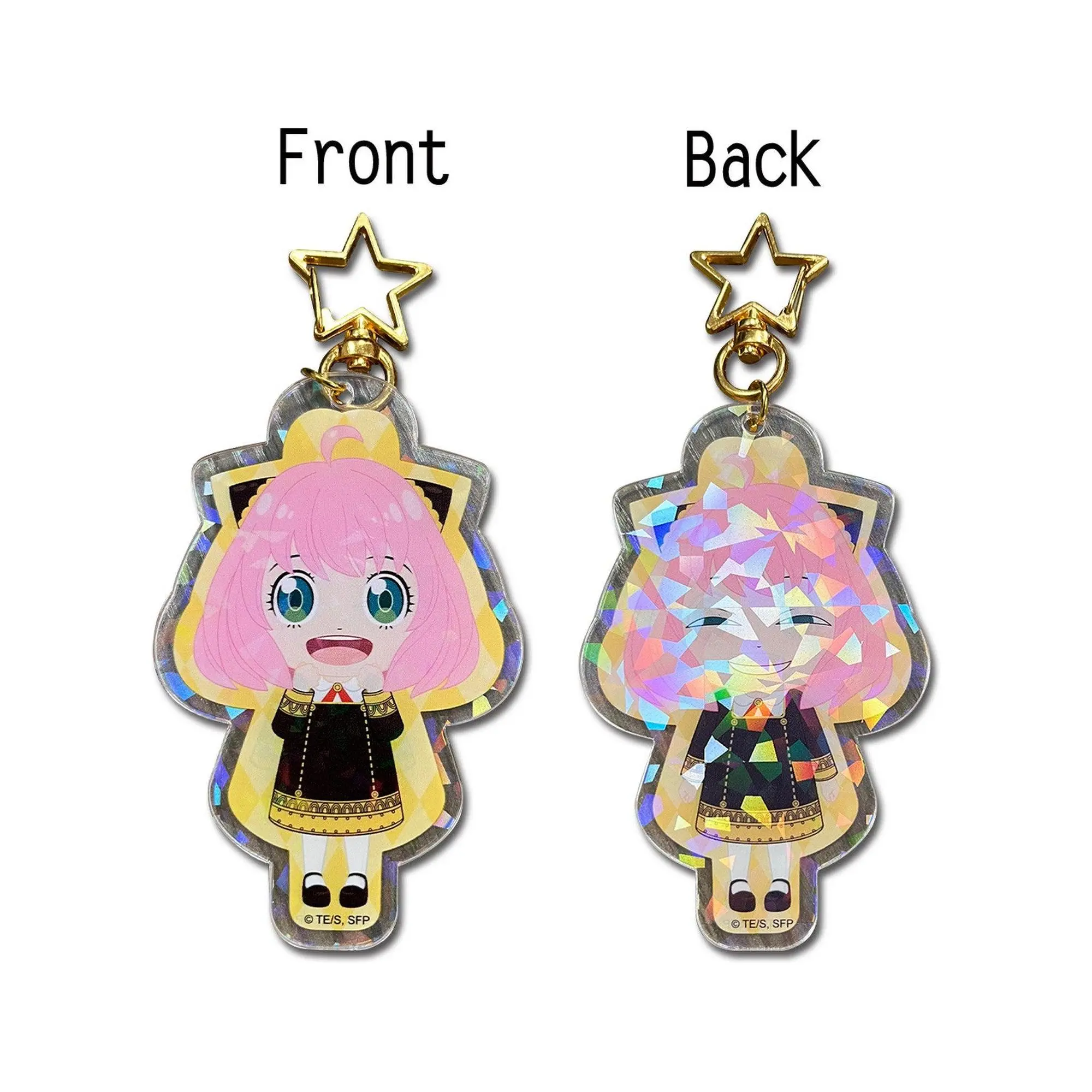 Spy X Family - SD Anya Forger Glitter Acrylic Keychain