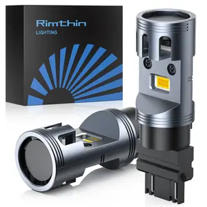 CANBUS 3157 7440 LED Turn Signal Bulbs, Amber Yellow, Built-in Resistor, Fits 3156 3457A 4057 4157 7440 T20 7441, Anti Hyper Flash, Error Free, for Front Rear Turn Signal Lights, Blinker Marker, DRL, Parking Lights, Pack of 2