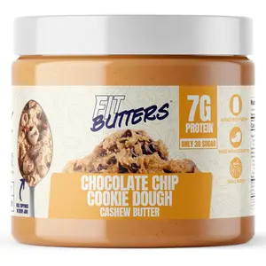 Fit Butters Chocolate Chip Cookie Dough Cashew Butter Spread Healthy