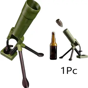 2026 New Bottle Opener Mortar Style Beer Opener, Novelty Shooting Bottle Opener, Bar Party Game Gift, Suitable for Bars and Office Decor，This product is compatible with 330ml Corona or other 300ml beers with a diameter of less than 62mm.