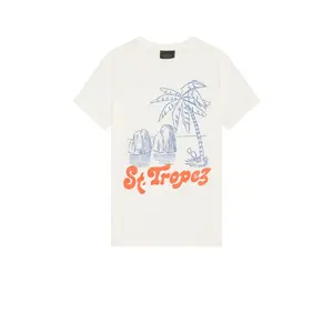 Retro Brand St Tropez Tee in Antique White