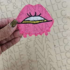 Grill Lips Hat Patch (1 Patch)