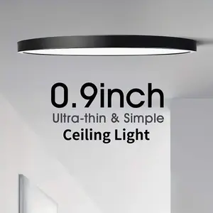 Modern LED Ceiling Lamp Warm Light Iron 30cm Ceiling Light Minimalist Ceiling Light For Living Room Kitchen Island Bedroomv Dining Room Hallway Lamp Balcony  Restaurant Doorway Cloakroom Exhibition Hall Stairs Childrens Room Sleeping Night Lamps